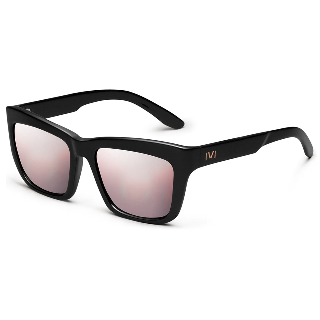 Polished Black Rose Gradient Lens Sunglasses Bonnie