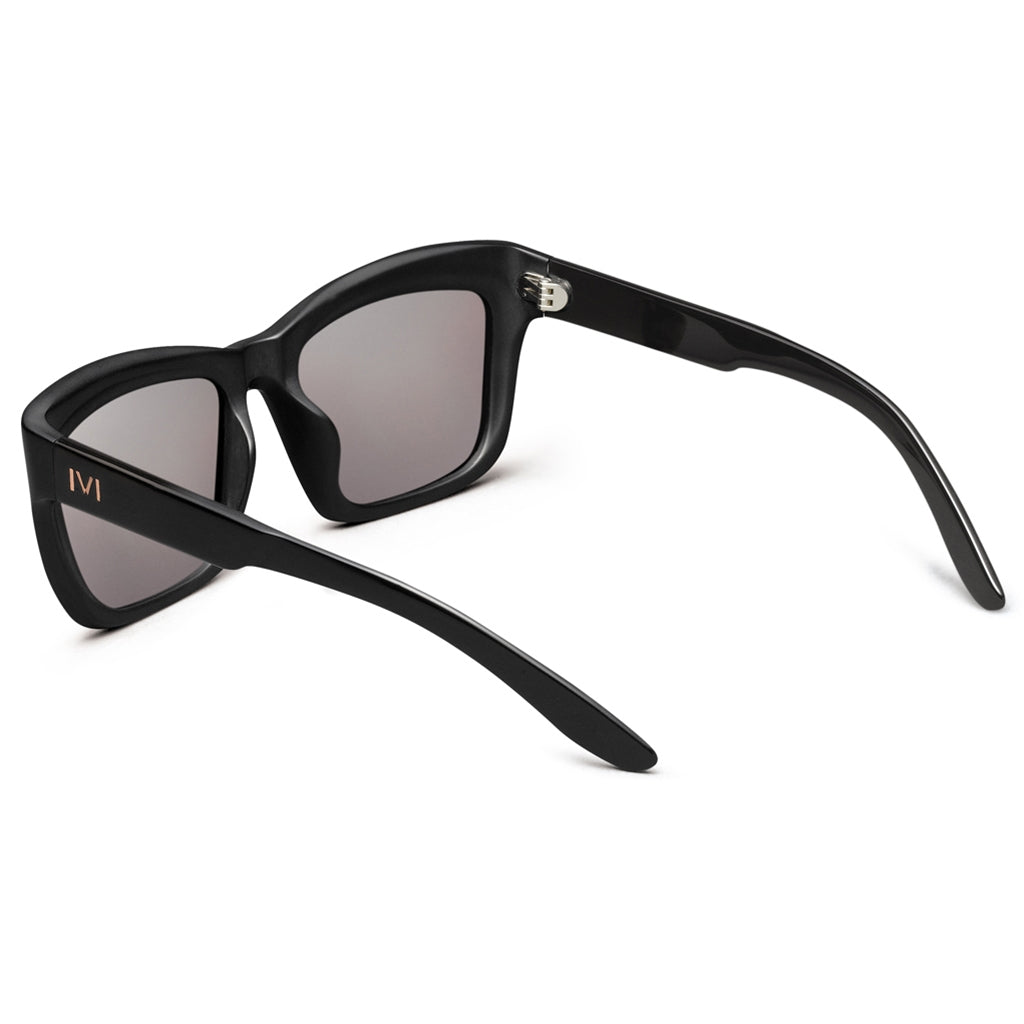 Polished Black Rose Gradient Lens Sunglasses Bonnie
