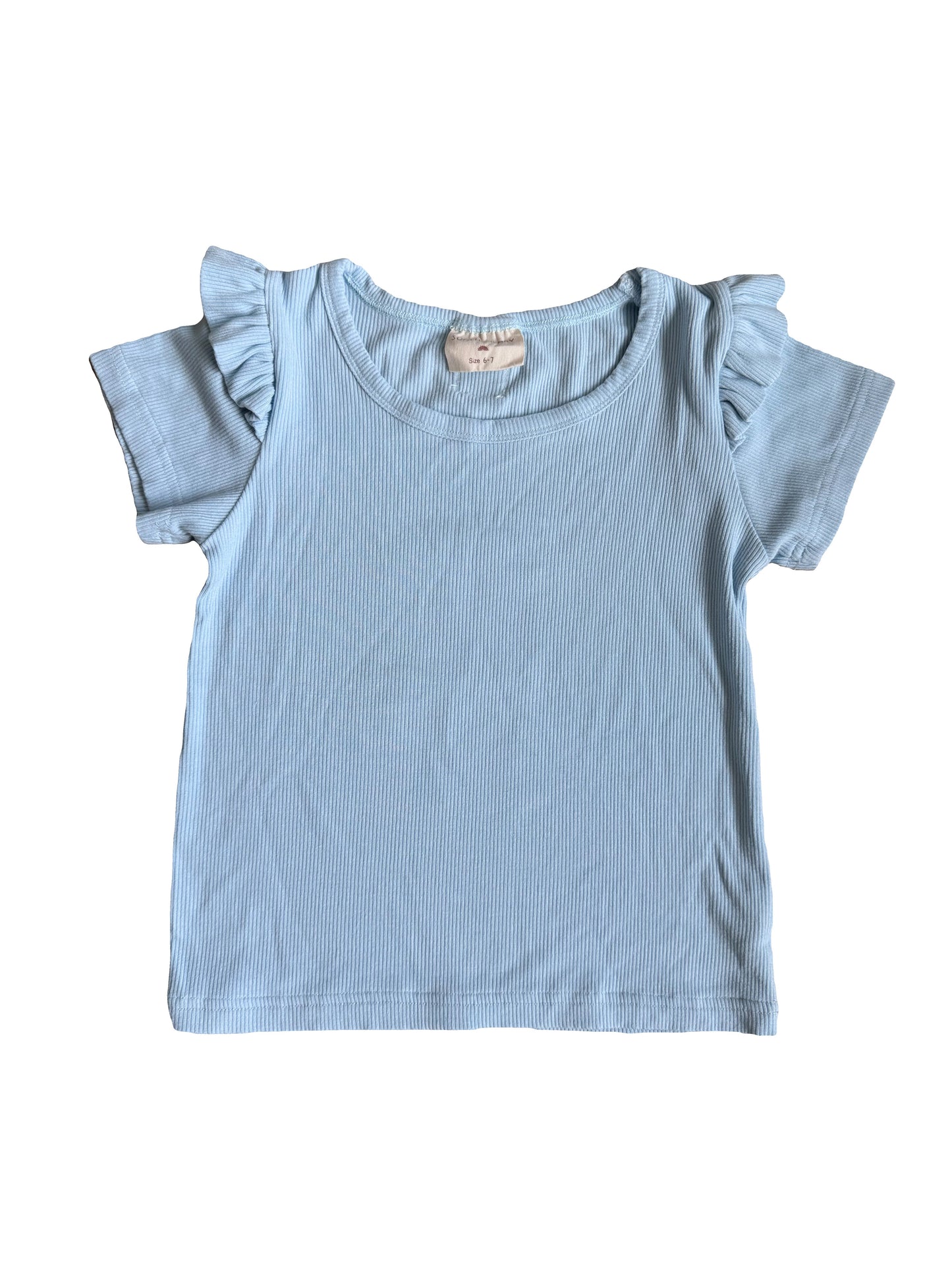 Short Sleeve Neon Blue Tee
