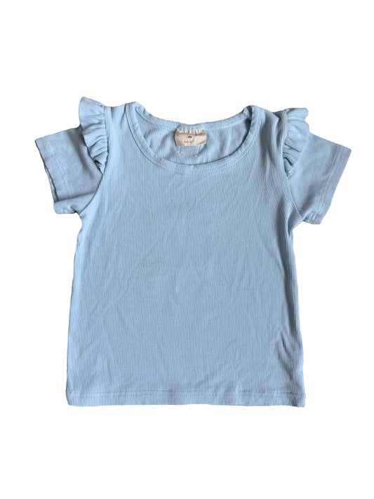 Short Sleeve Neon Blue Tee