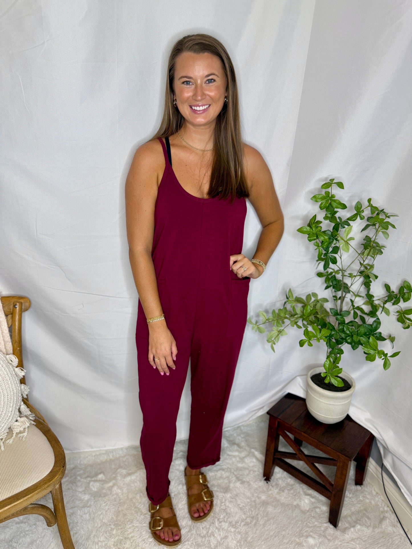 Zenana Jumpsuit Comfortable Spring Summer Jumpsuit