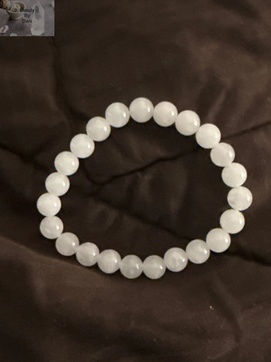 Crystal 8mm Quartz Beads Bracelet