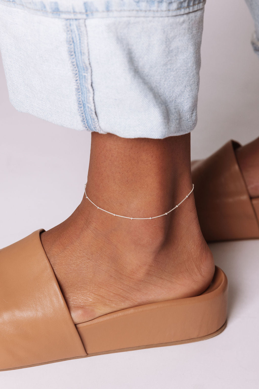 Satellite Chain 14k Gold Filled Anklet Aria