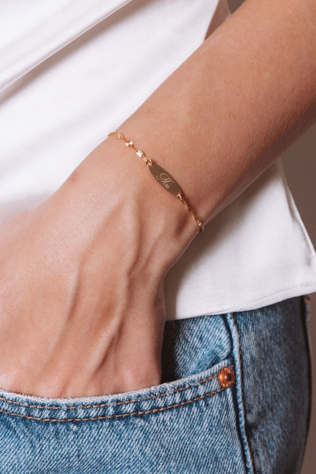 14k Gold Filled Starburst Chain Bracelet Mrs Banks
