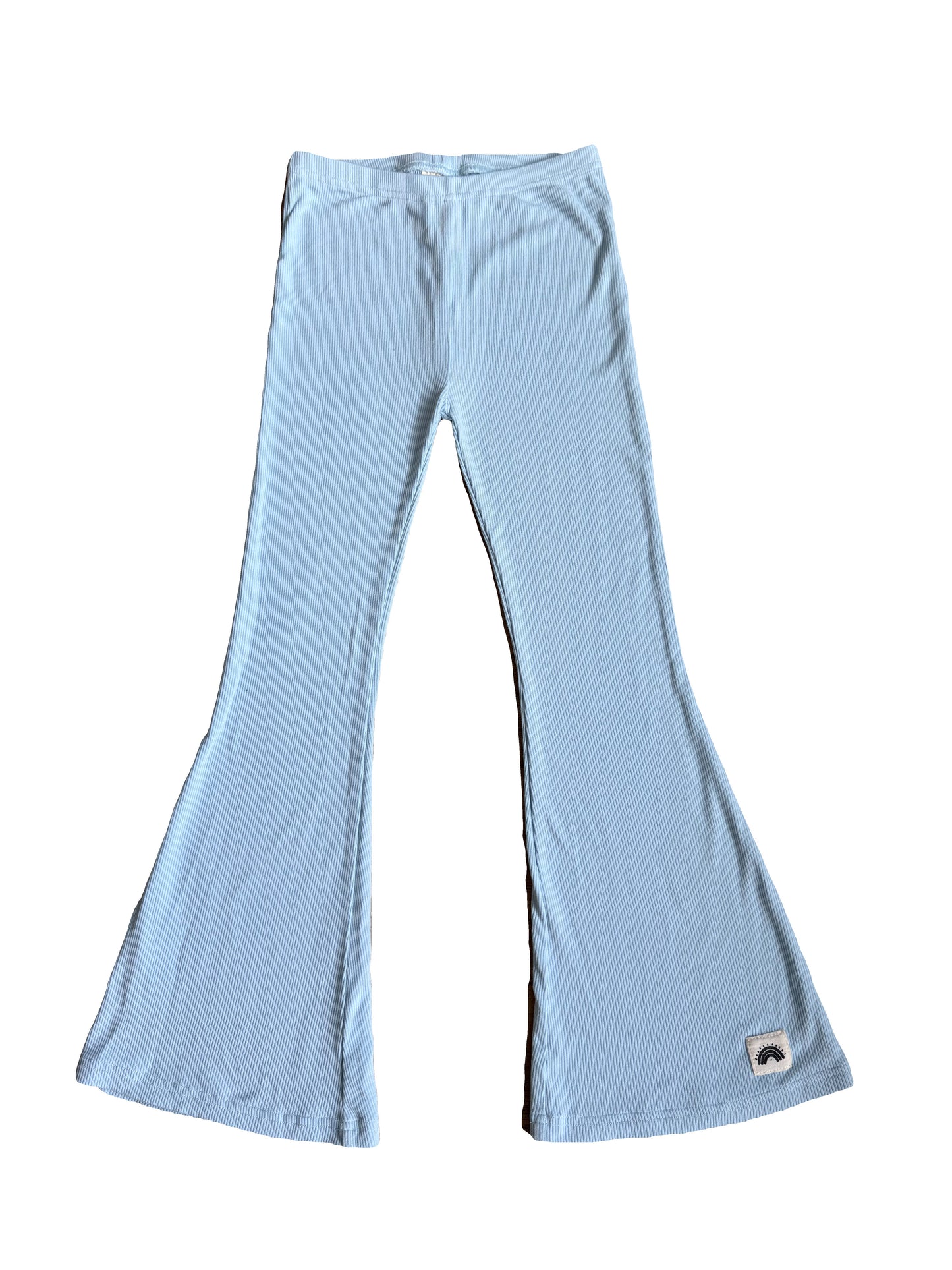 Flared Lightweight Leggings Neon Blue