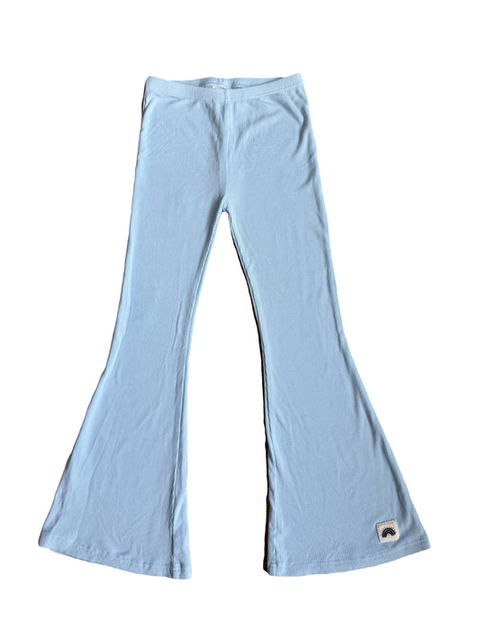 Flared Lightweight Leggings Neon Blue