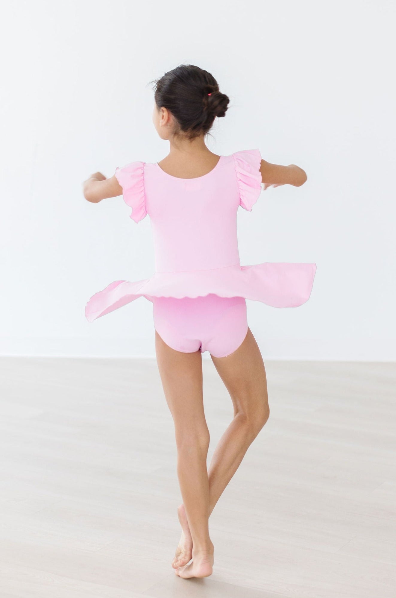 Bubblegum Pink Short Sleeve Twirl Leotard Mila & Rose