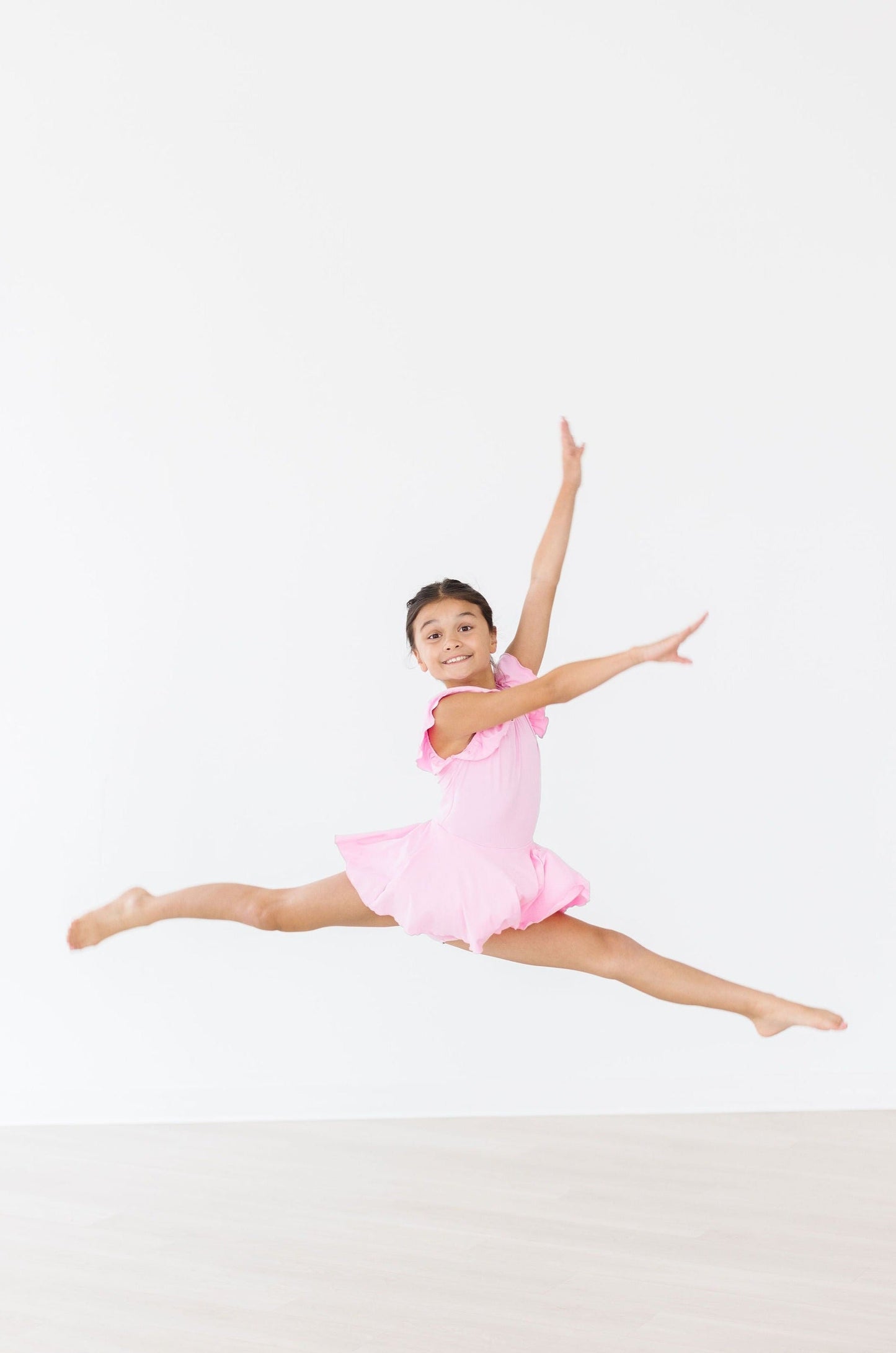 Bubblegum Pink Short Sleeve Twirl Leotard Mila & Rose