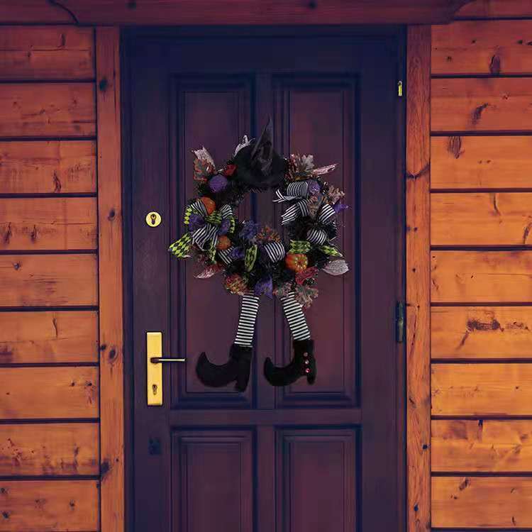 Halloween Door Hanging Wreath Supplies Door Wreath