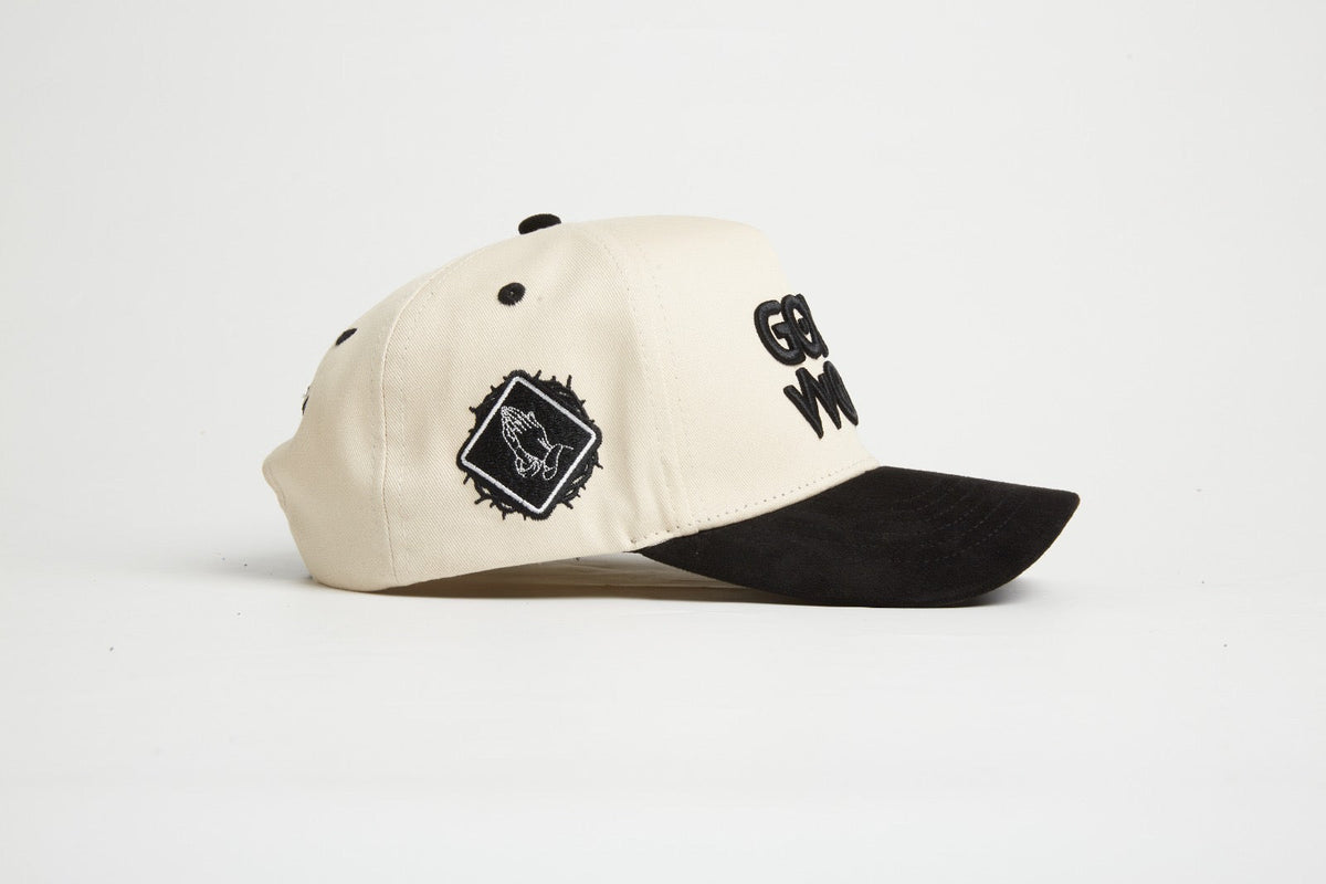 Cadillac Suede Brim Snap-Back 5-Panel Cap Adjustable God's Work