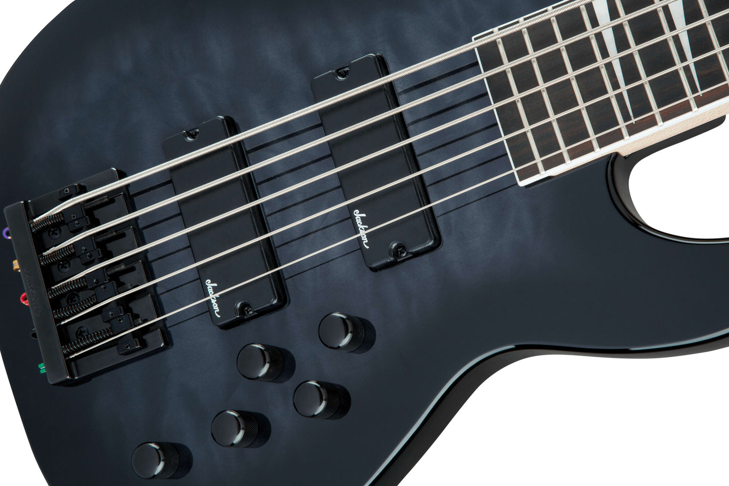 Jackson Concert Bass JS3VQ  Electric Guitar- Transparent Black -NEW