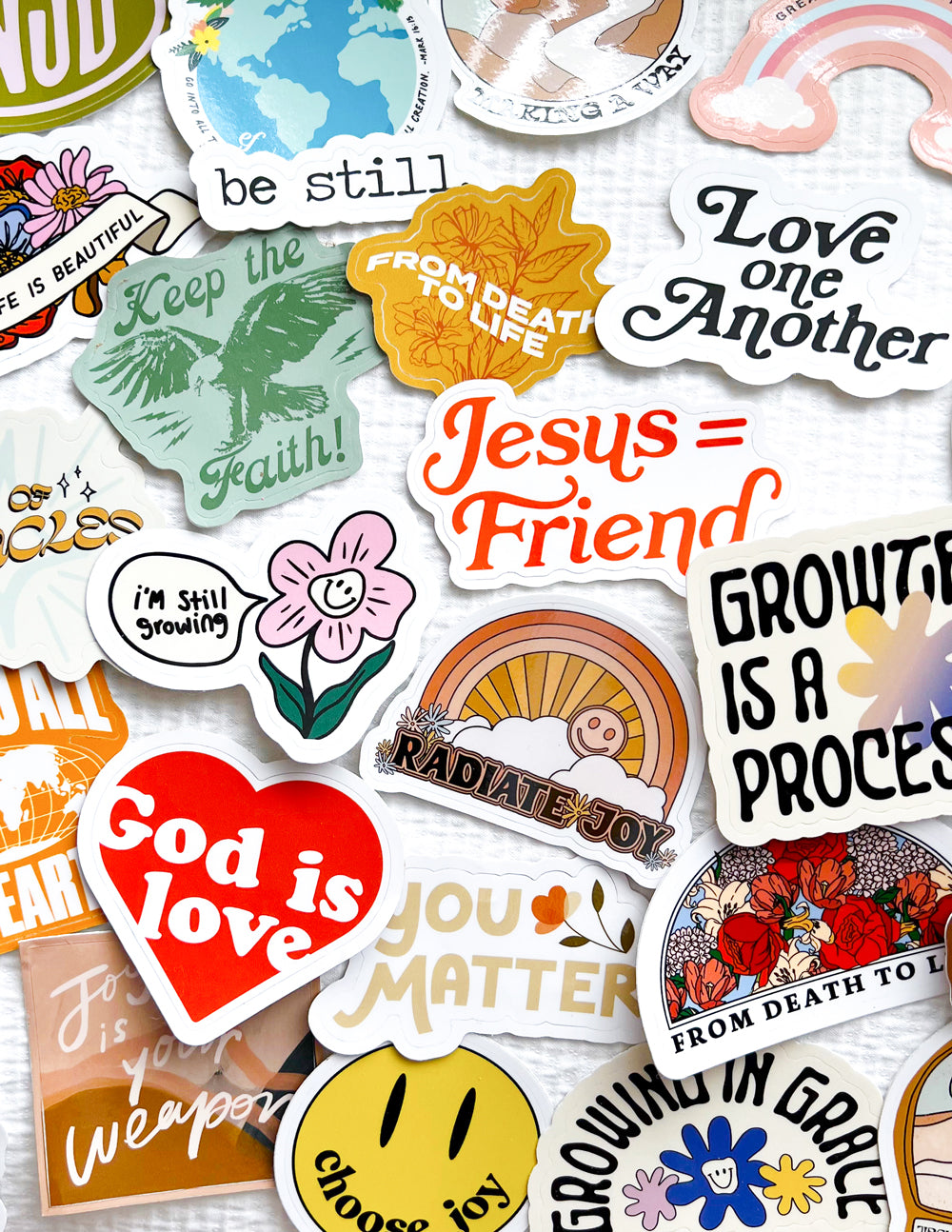 10 Random Stickers Assortment Sticker Pack Elevated Faith