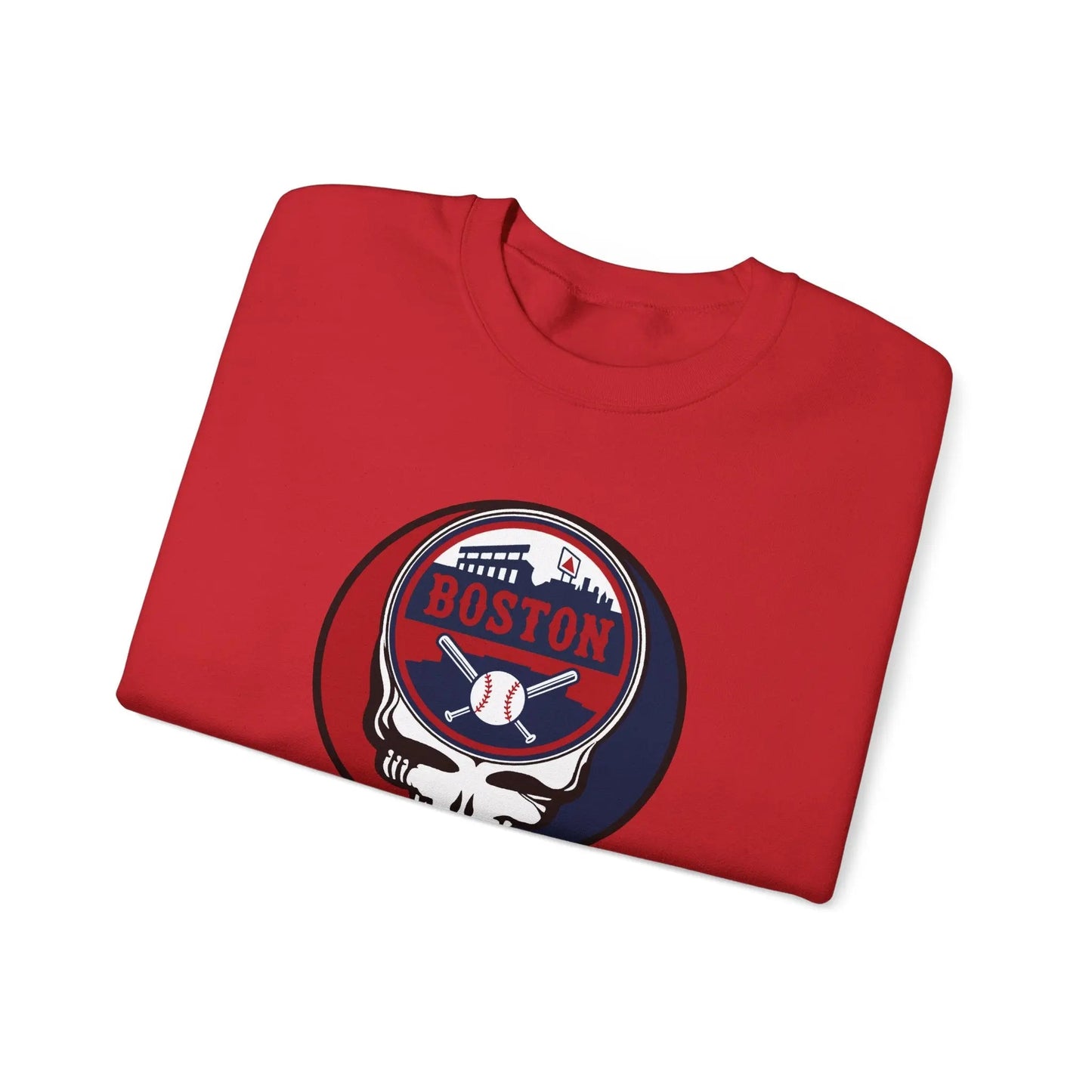 Boston Baseball Edition Stealie Grateful Dead Crewneck Sweatshirt MLB