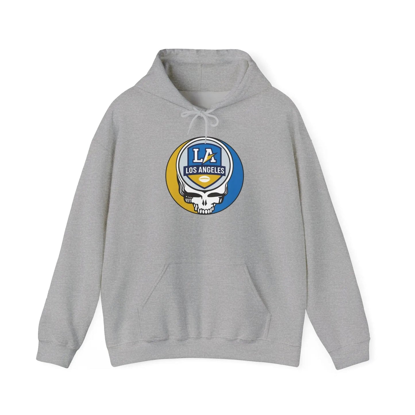 Los Angeles Chargers Stealie Grateful Dead Hooded Sweatshirt NFL The Gridiron Collection