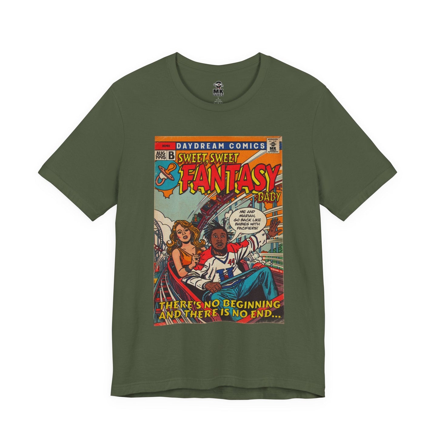 Unisex Jersey Short Sleeve Tee Soft Cotton Fantasy Remix Bella+Canvas