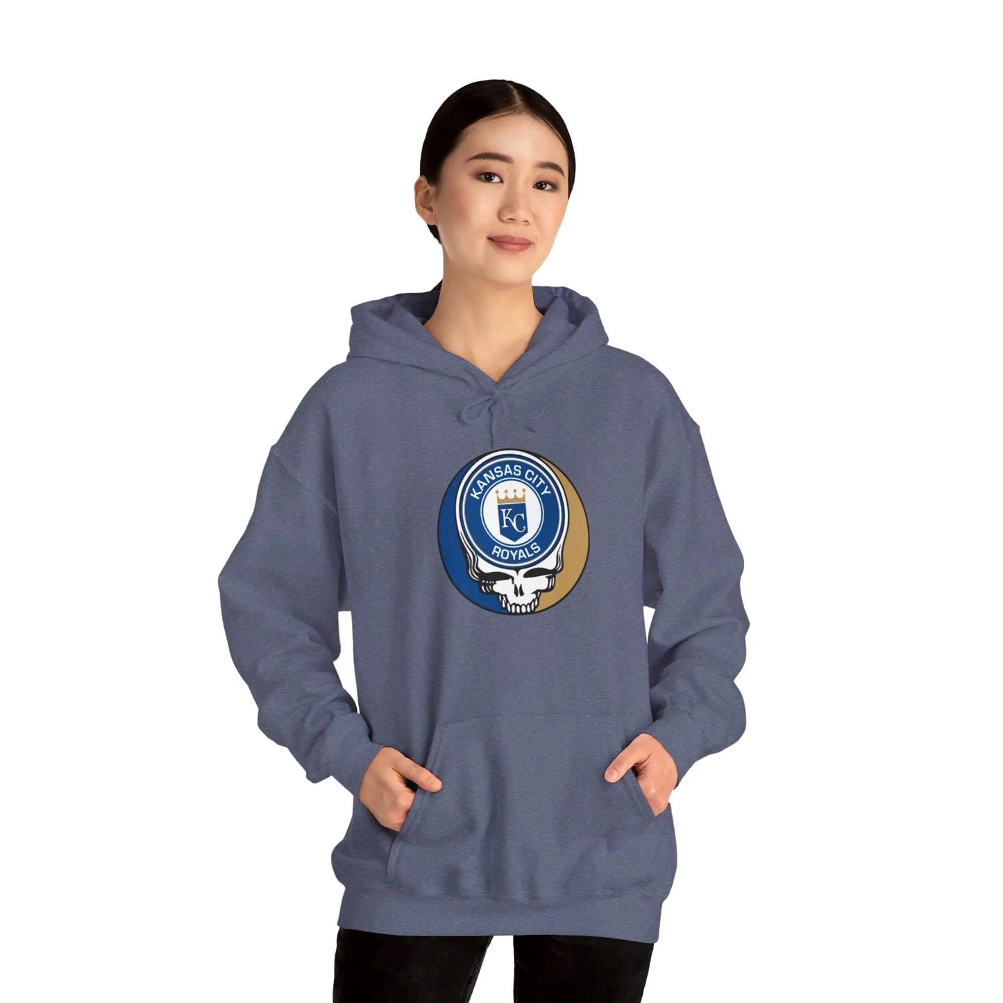 Kansas City Baseball Edition Heavy Blend Hoodie Unisex The Ballpark Collection Grateful Dead