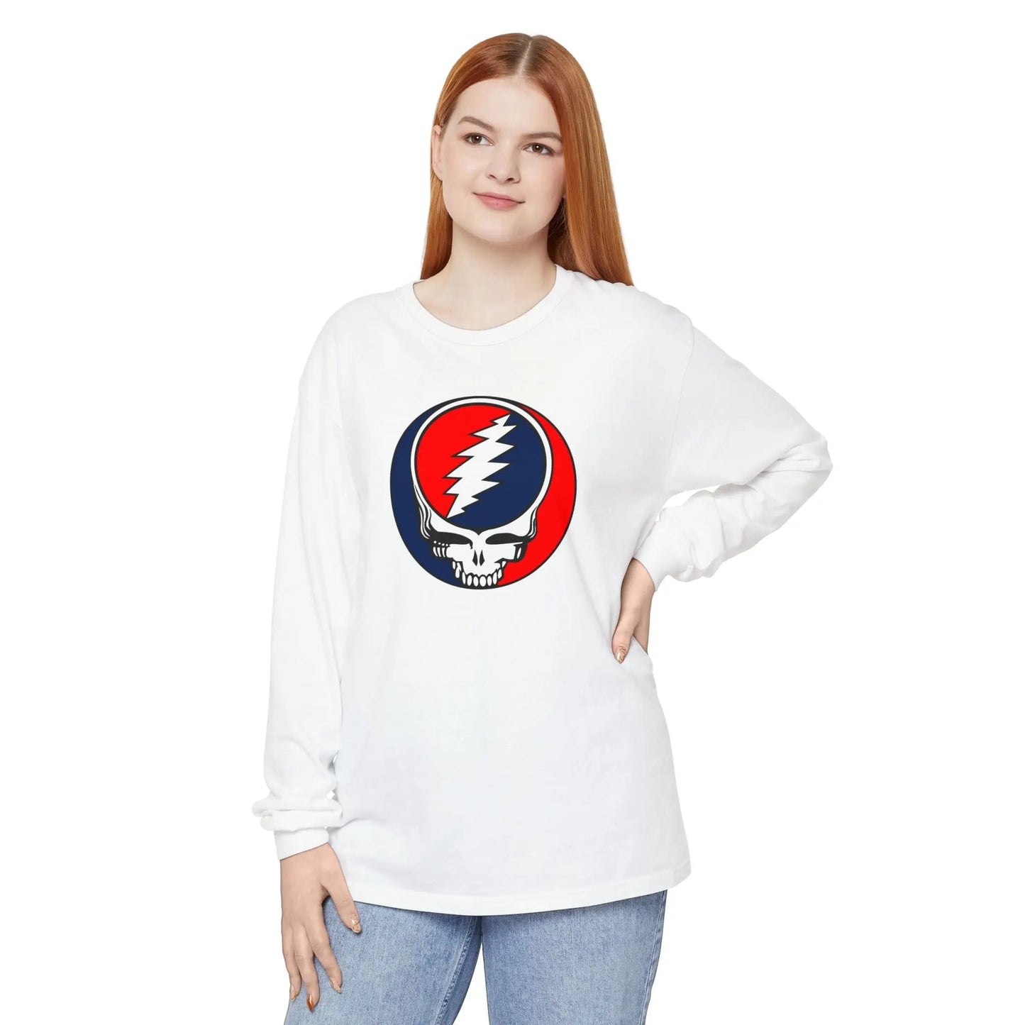 Classic Stealie Garment-dyed Long Sleeve T-Shirt Vineyard Collection