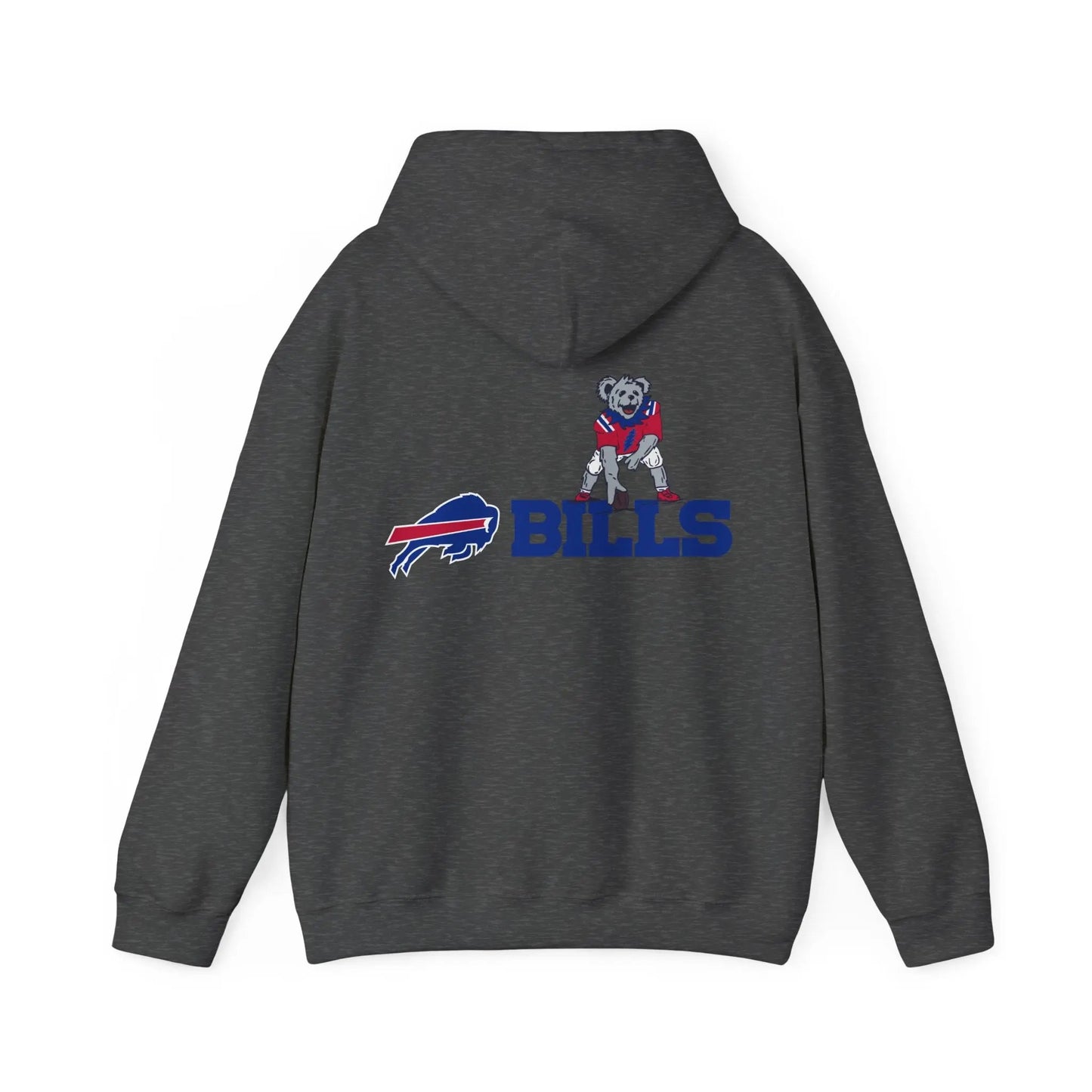Buffalo Bills Dancing Bear Heavy Blend Two-Sided Hoodie Unisex The Gridiron Collection