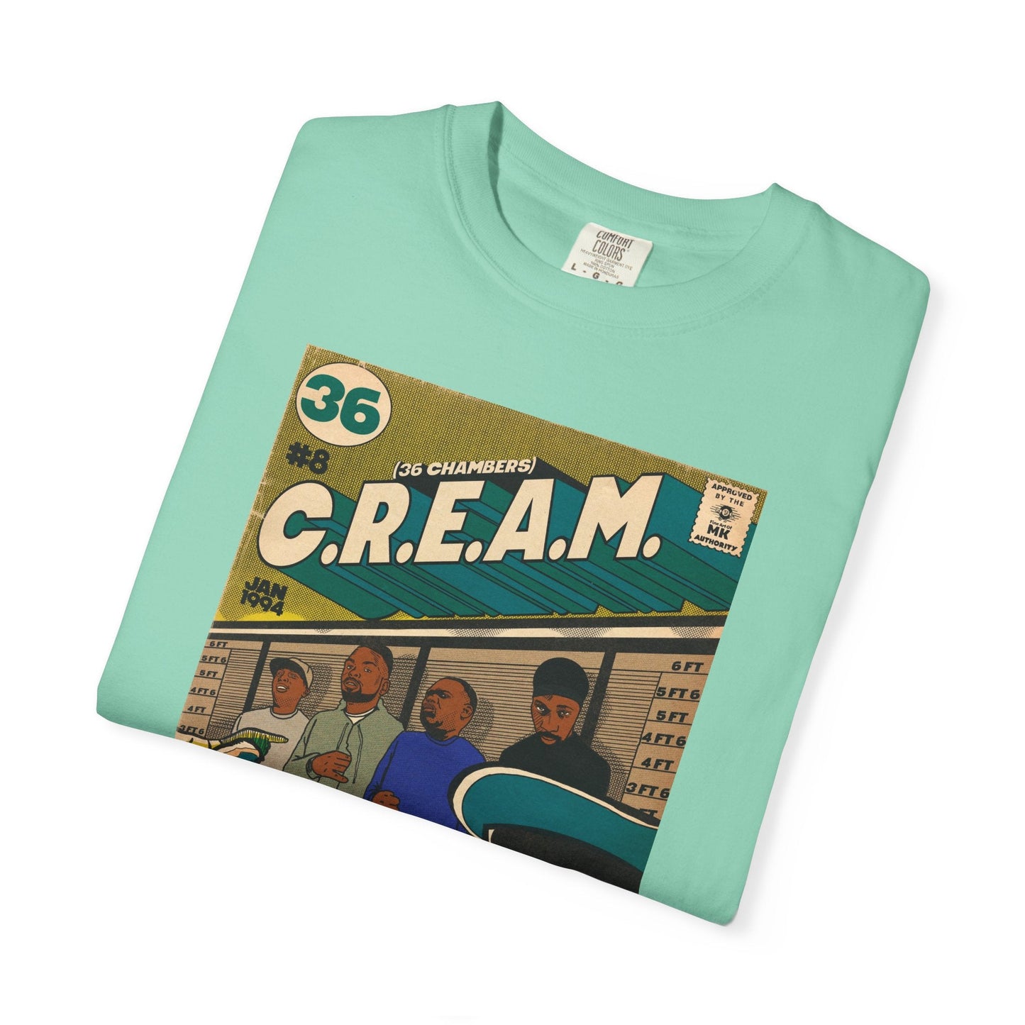 C.R.E.A.M Unisex Comfort Colors T-shirt Ring-Spun Cotton