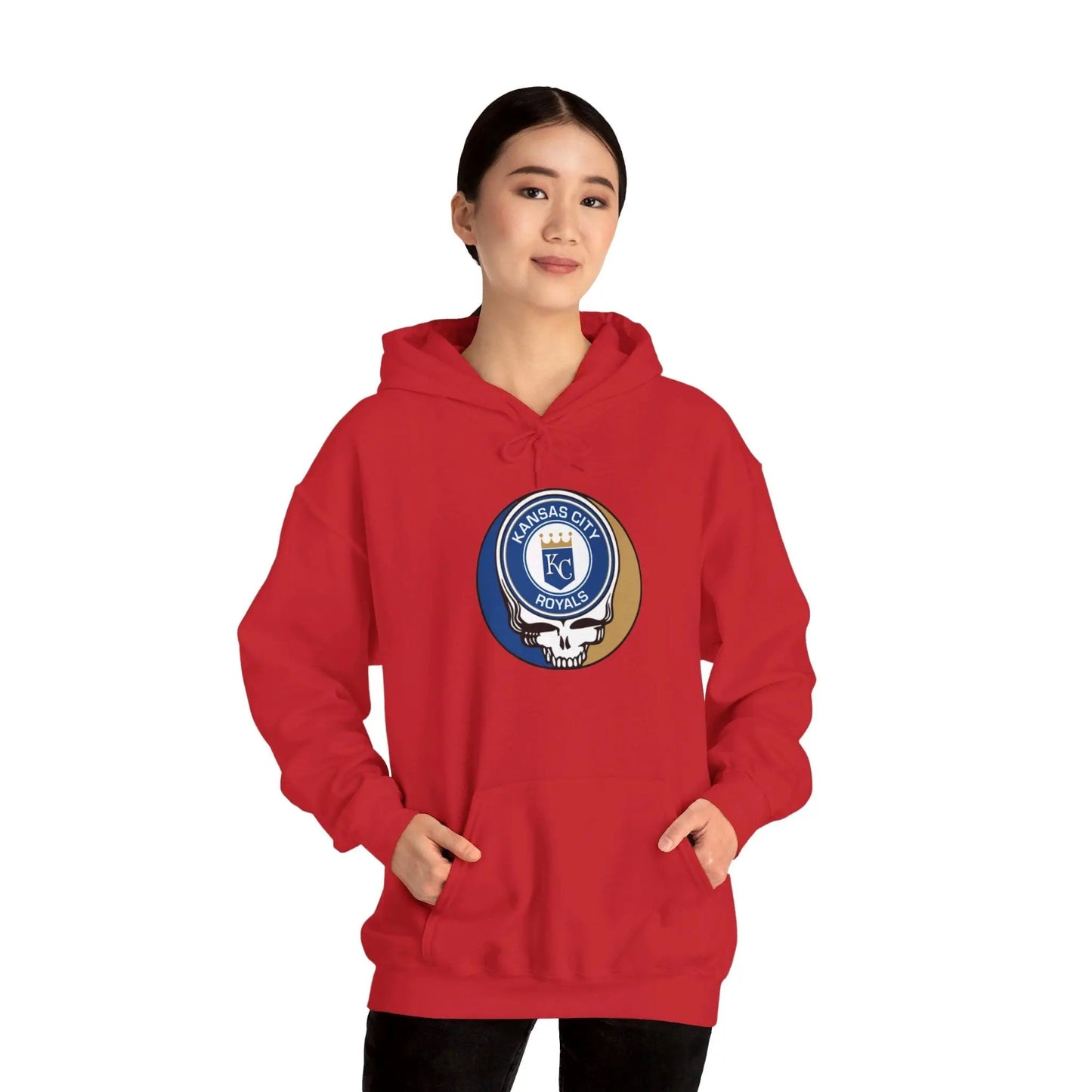 Kansas City Baseball Edition Heavy Blend Hoodie Unisex The Ballpark Collection Grateful Dead