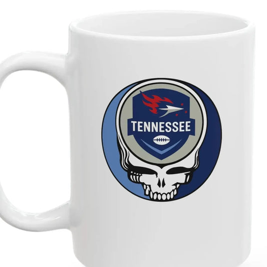 Tennessee Titans Stealie Ceramic Coffee Mug Durable White Ceramic NFL