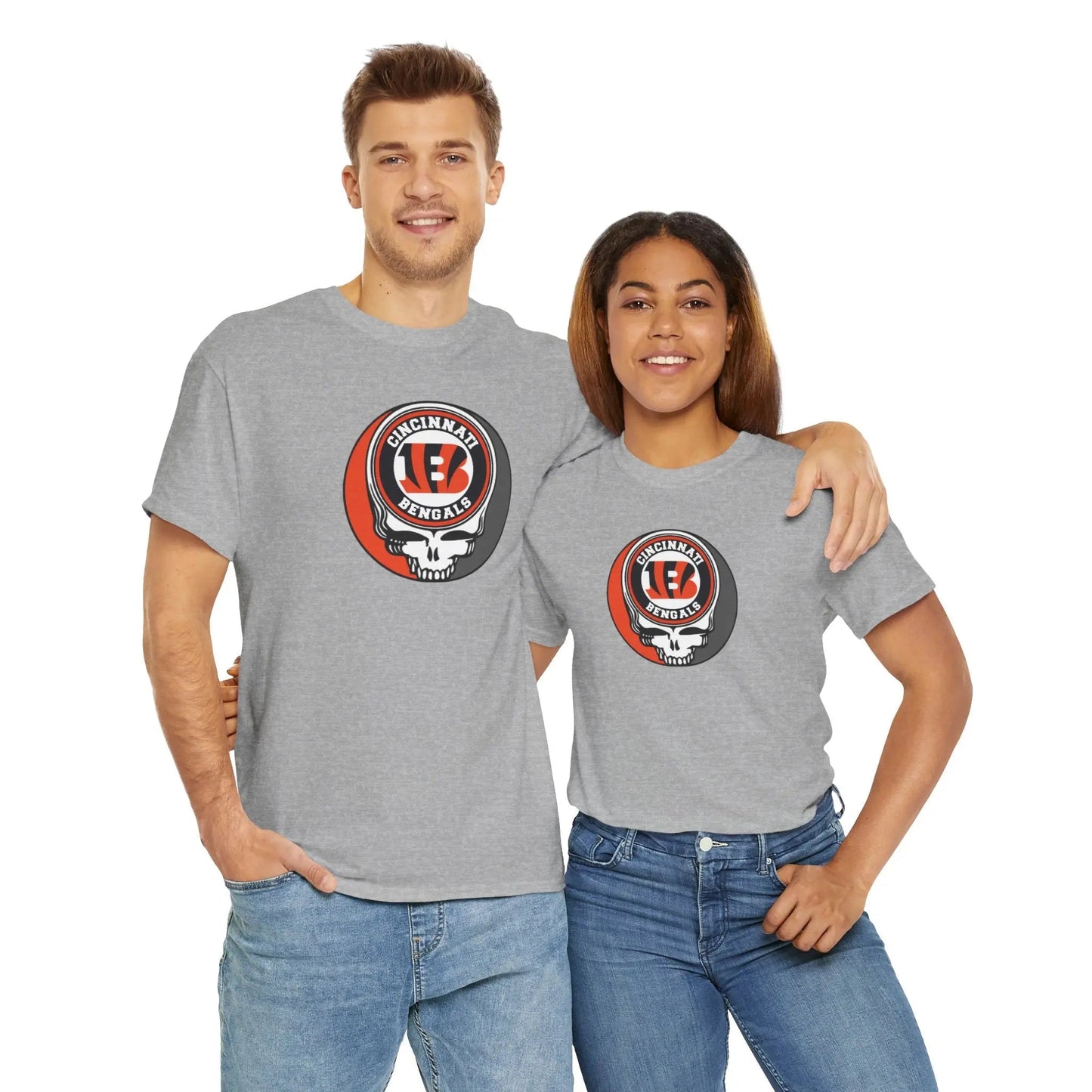 Cincinnati Bengals Steal Your Face T-Shirt NFL Grateful Dead