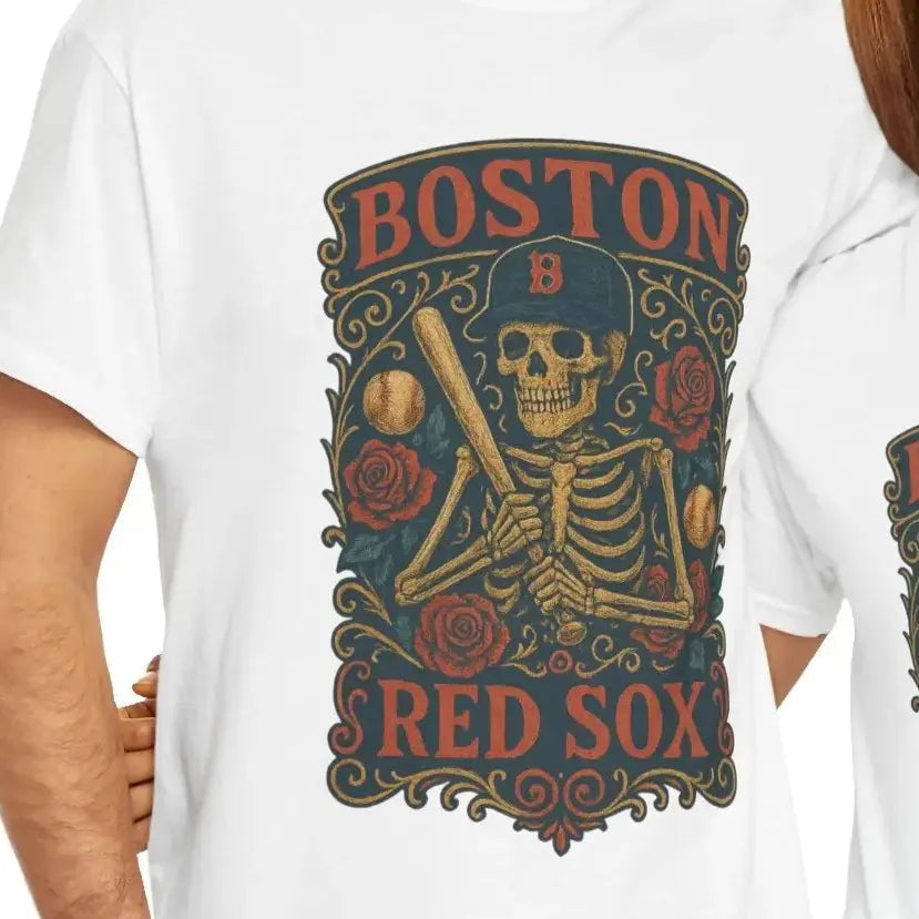 Boston Baseball Edition Retro Poster Art T-shirt The Ballpark Collection