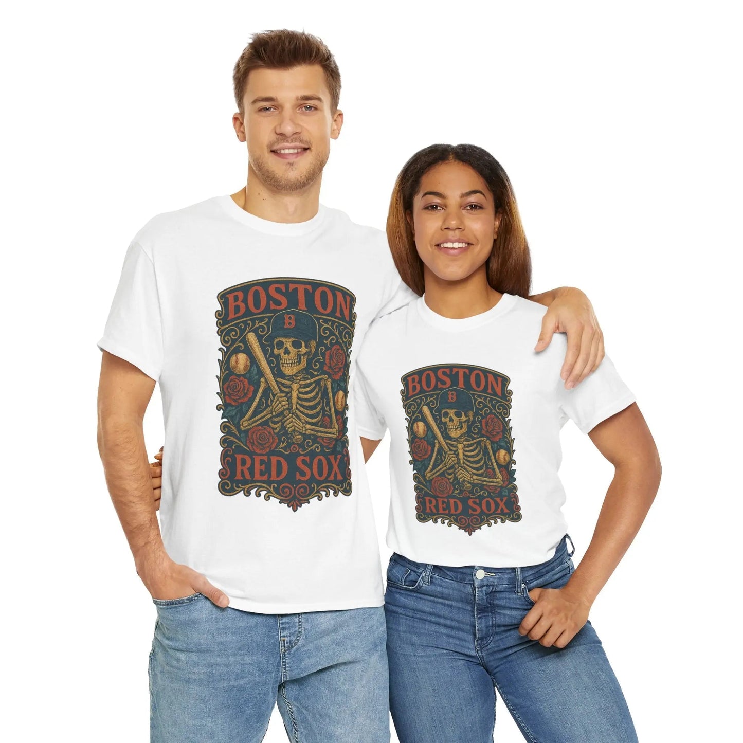 Boston Baseball Edition Retro Poster Art T-shirt The Ballpark Collection