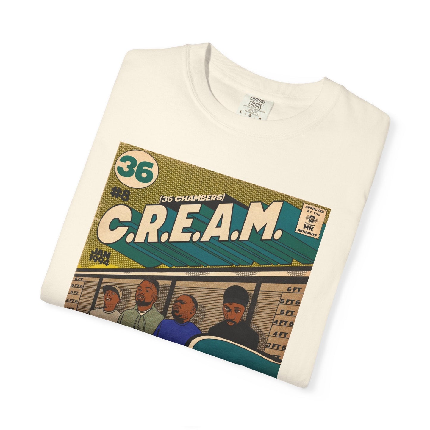 C.R.E.A.M Unisex Comfort Colors T-shirt Ring-Spun Cotton
