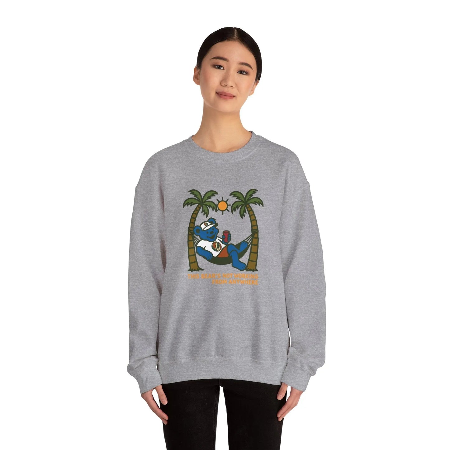 Crewneck Sweatshirt Heavy Blend Unisex Life is dead