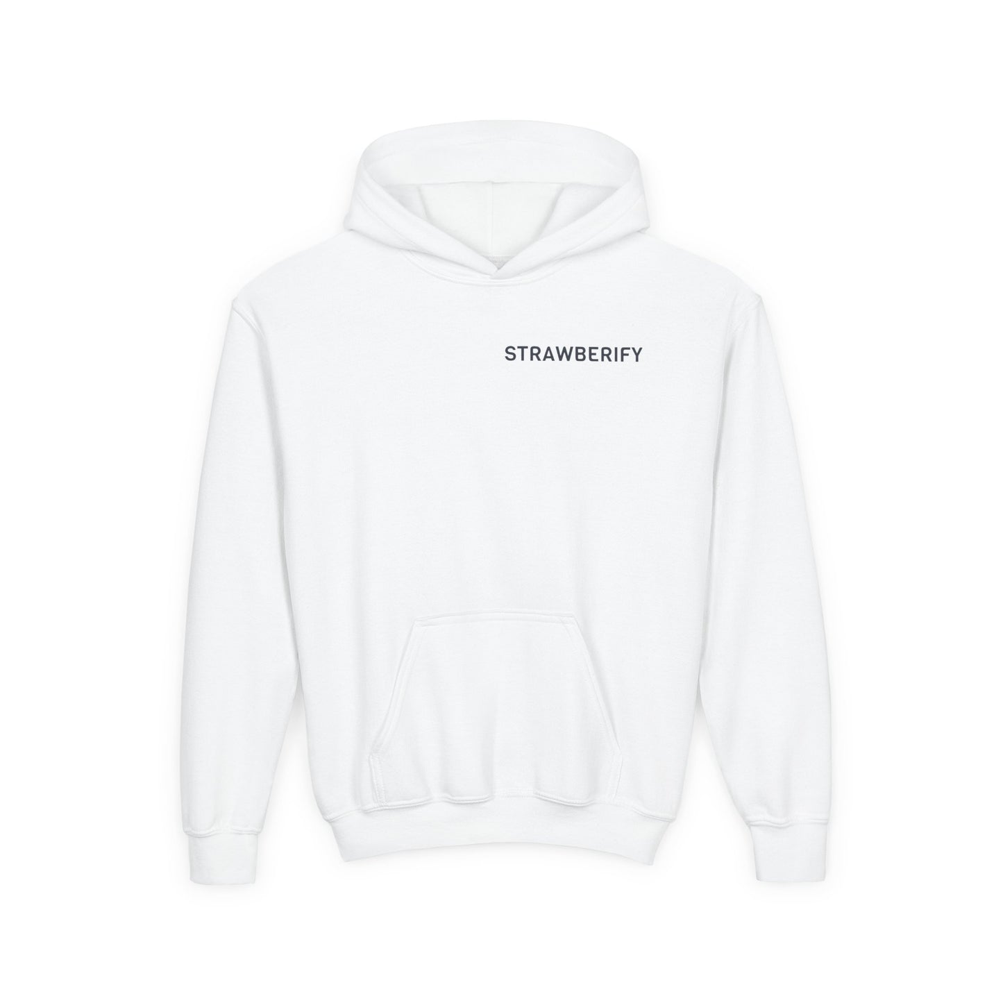 Strawberify Youth Hooded Sweatshirt – Cozy & Trendy
