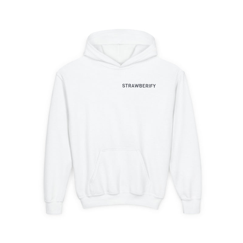 Strawberify Cozy Youth Hooded Sweatshirt