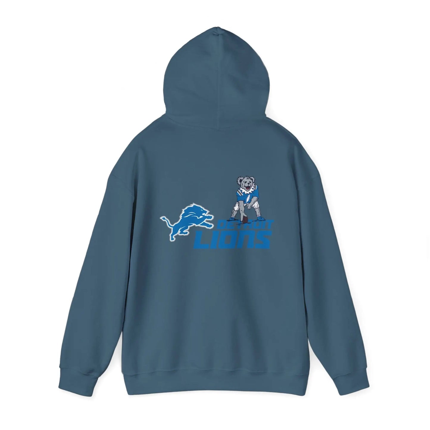 Detroit Lions Dancing Bear Two-Sided Unisex Hoodie The Gridiron Collection
