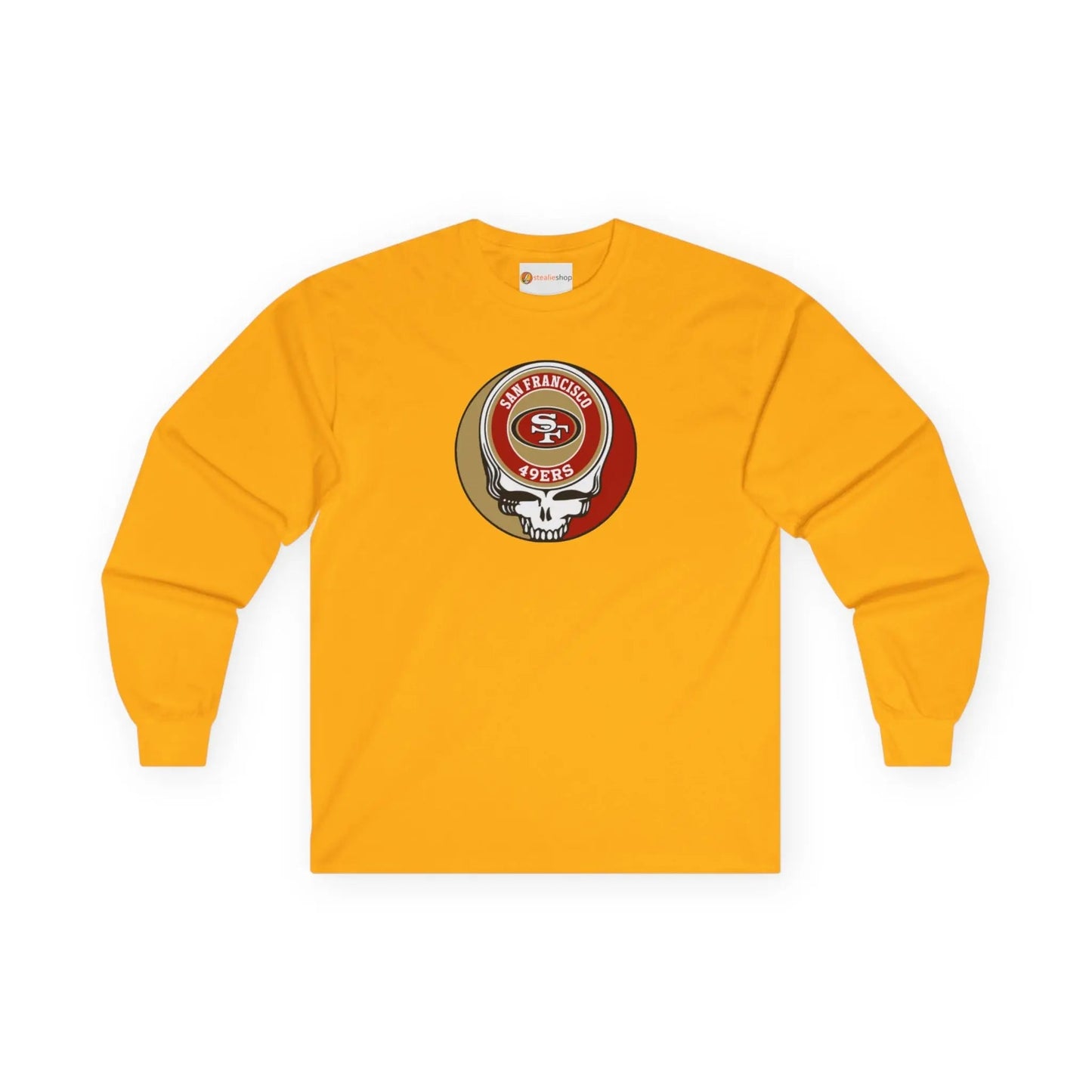 Grateful Dead Long Sleeve Tee Ultra-Cotton San Francisco 49ers The Gridiron Collection