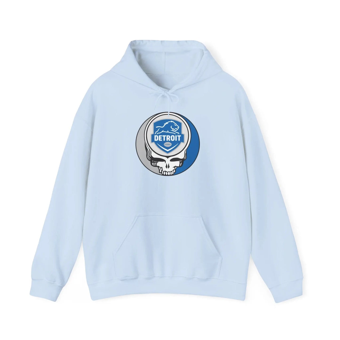 Detroit Lions Stealie Grateful Dead Hooded Sweatshirt NFL The Gridiron Collection