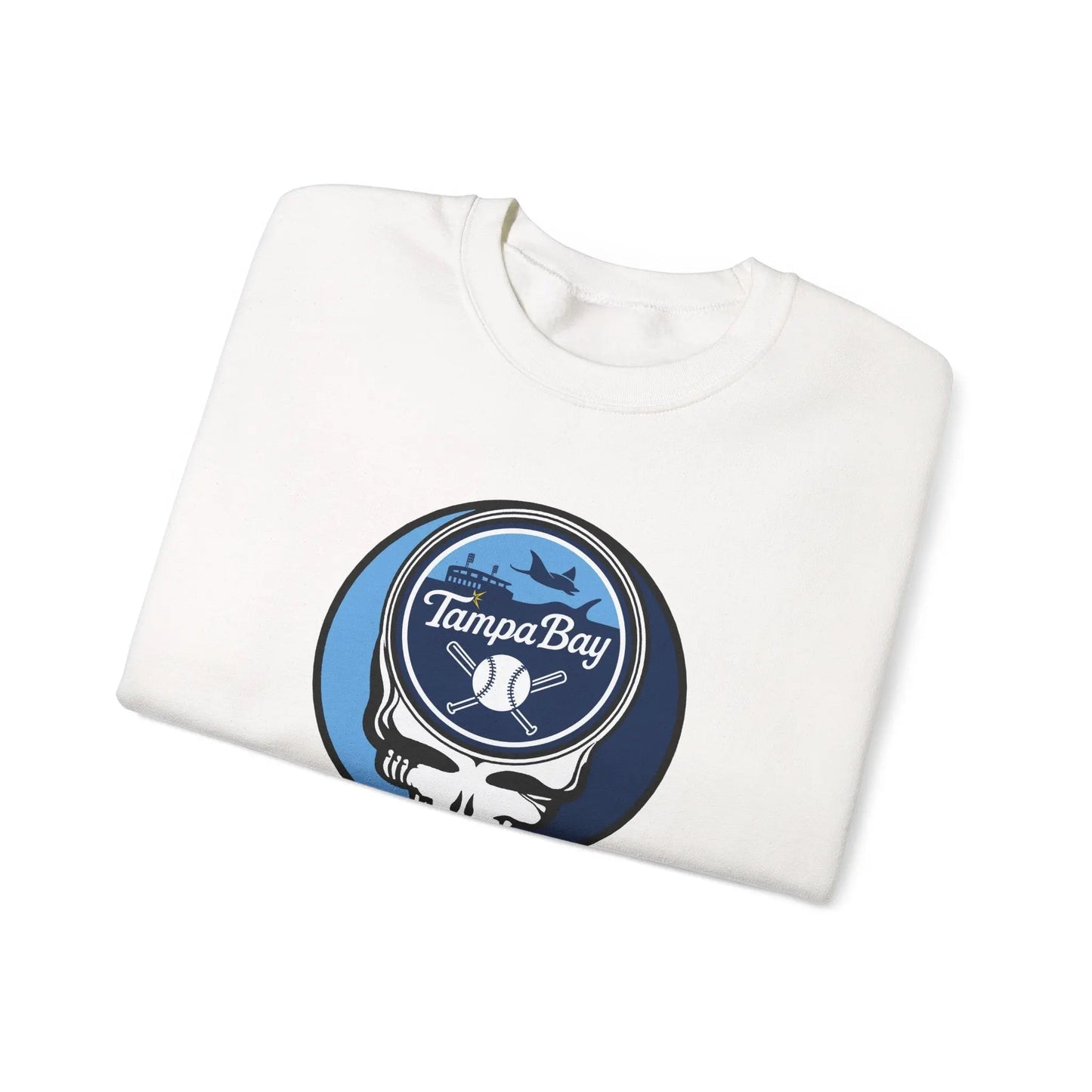 Grateful Dead Stealie Tampa Bay Baseball Edition Crewneck Sweatshirt