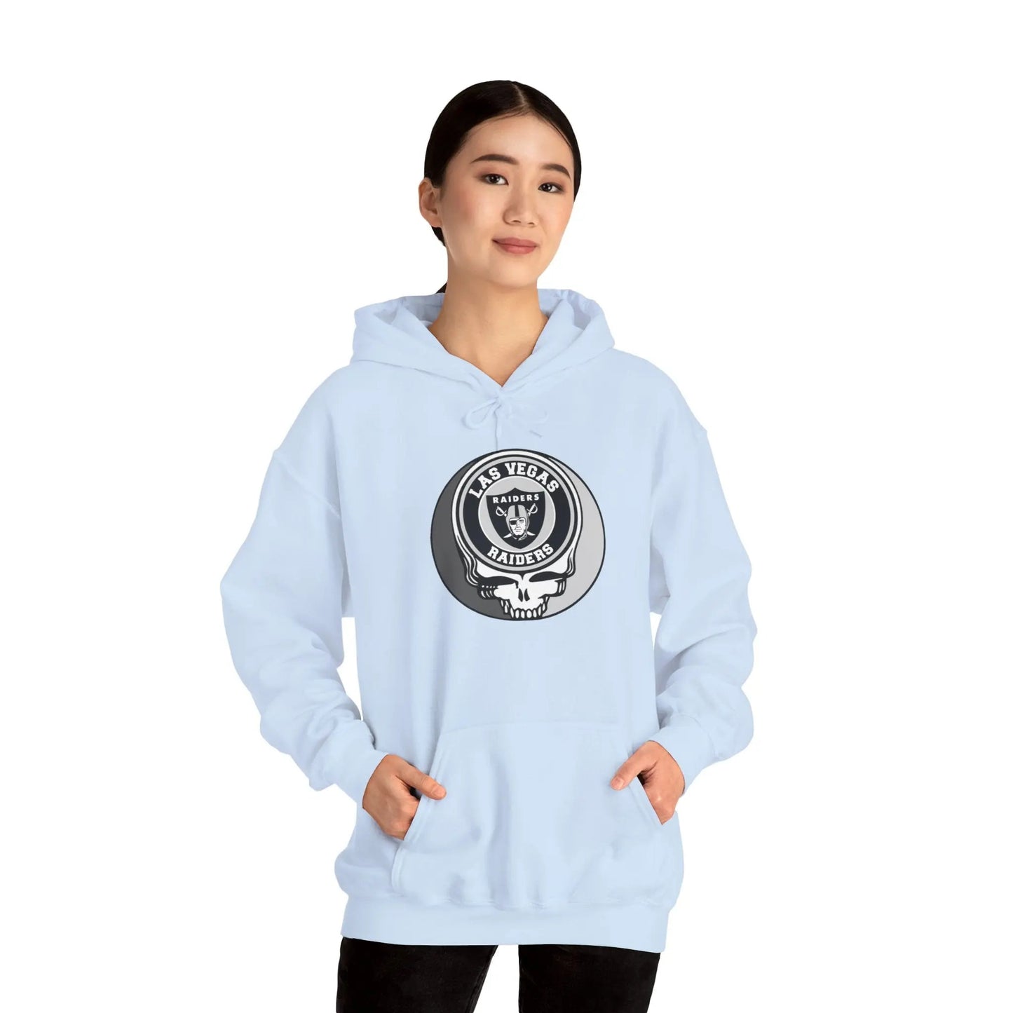 Las Vegas Raiders Grateful Dead Hoodie Medium-Heavy Fabric The Gridiron Collection