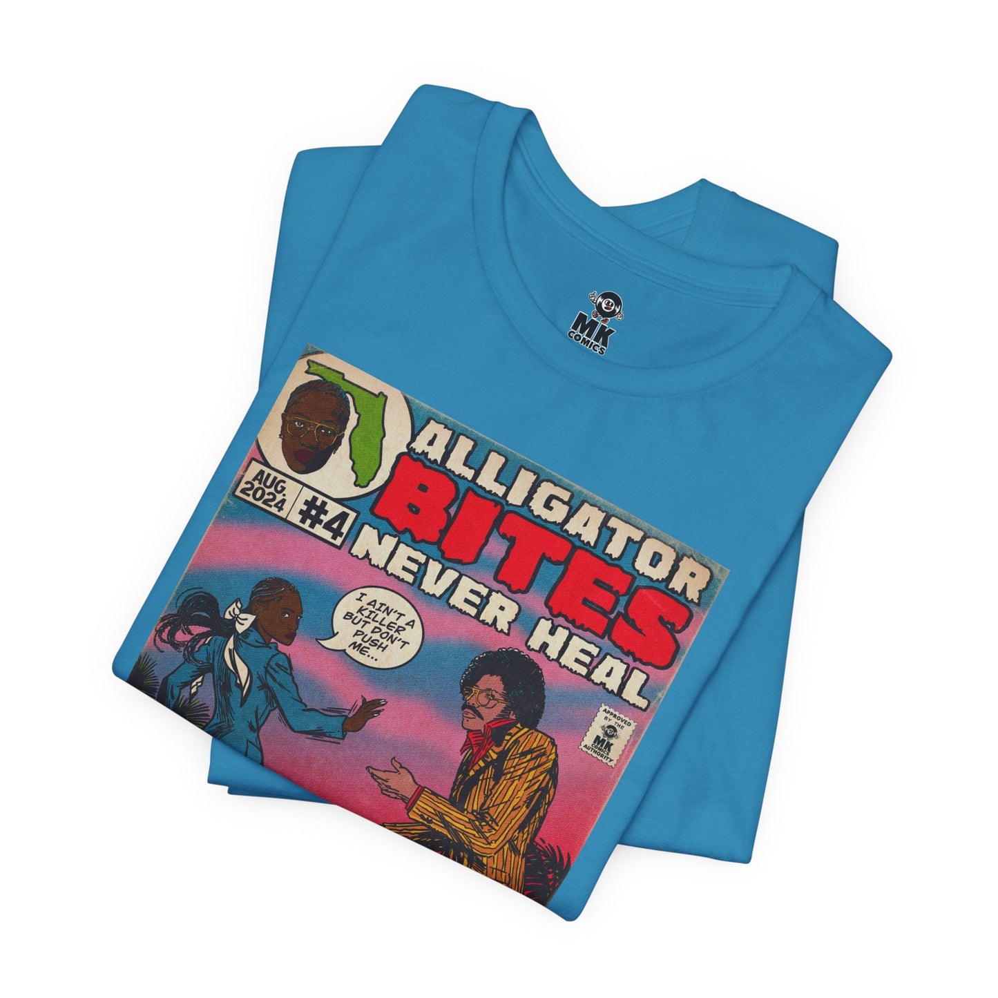 Denial is a River - Alligator Bites Unisex Jersey Short Sleeve Tee