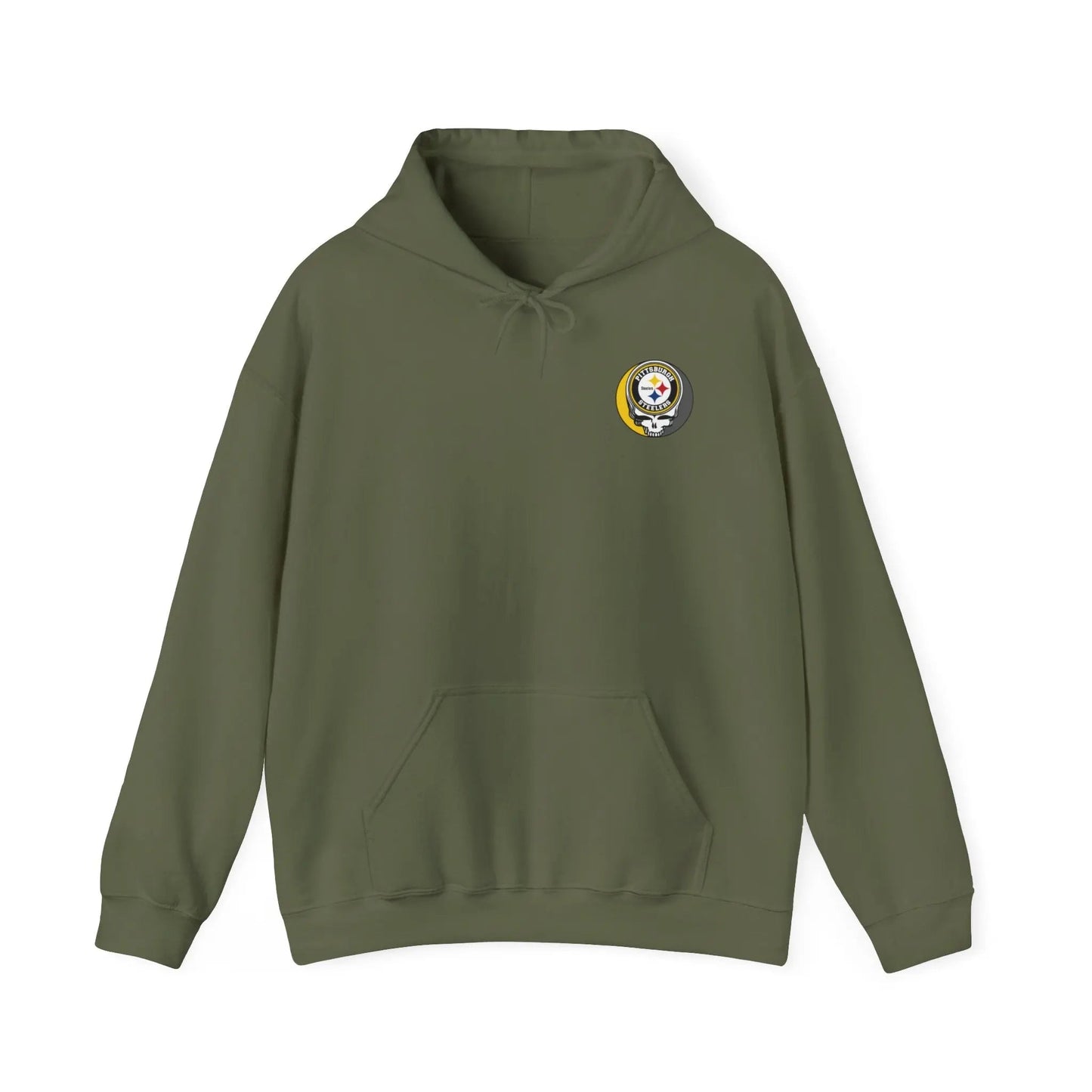 Pittsburgh Steelers Dancing Bear Two-Sided Unisex Hoodie The Gridiron Collection