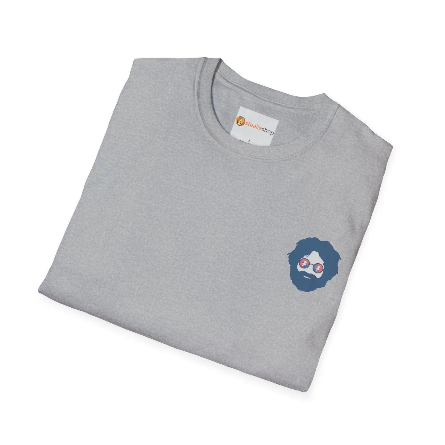 Tie Dye Sunburst Two-Sided Grateful Dead T-Shirt Life is dead.