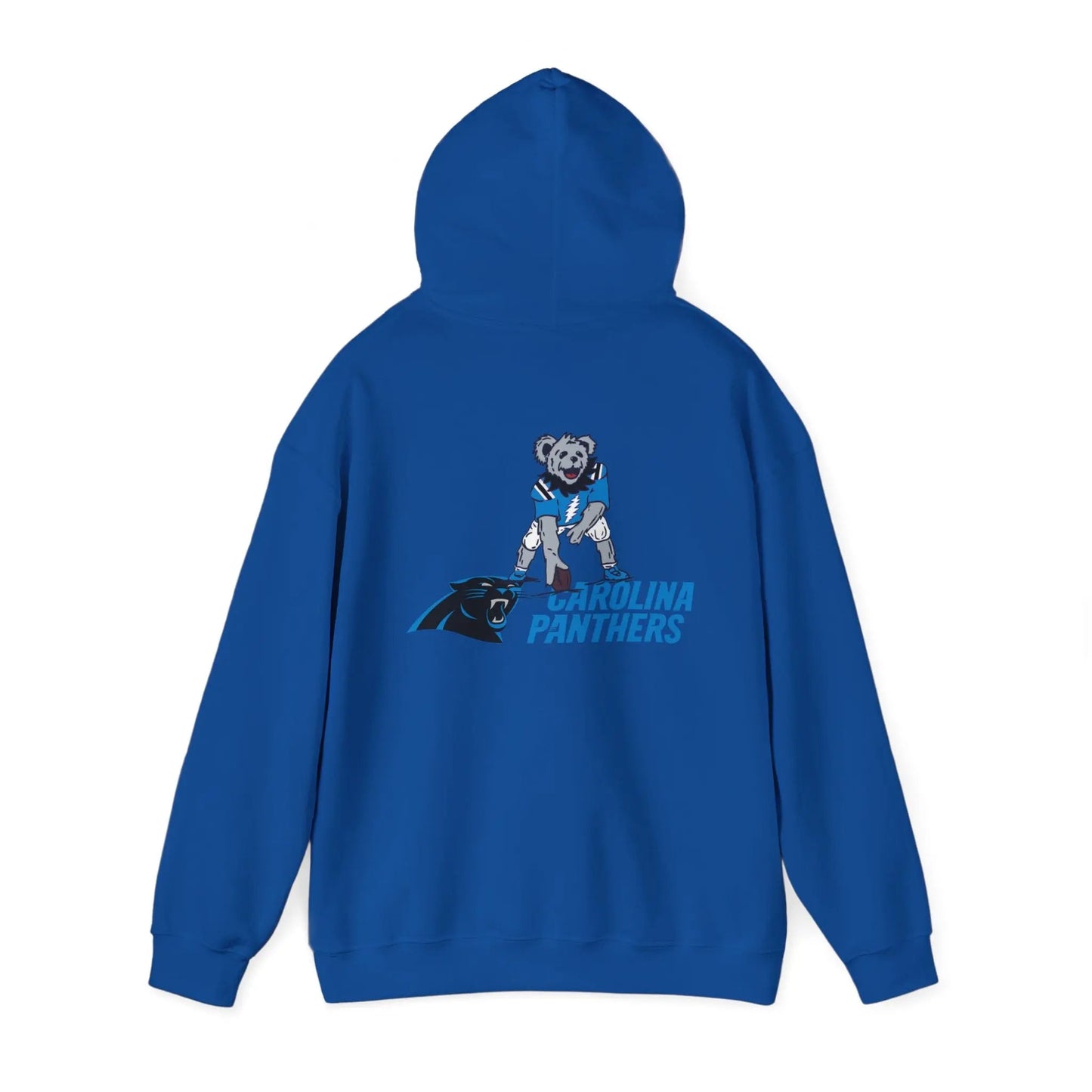 Carolina Panthers Dancing Bear Unisex Two-Sided Hoodie The Gridiron Collection