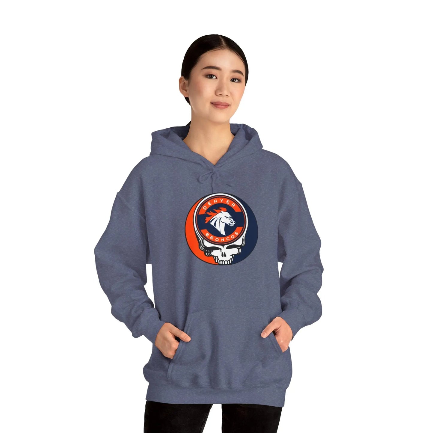Denver Broncos Grateful Dead Hooded Sweatshirt The Gridiron Collection