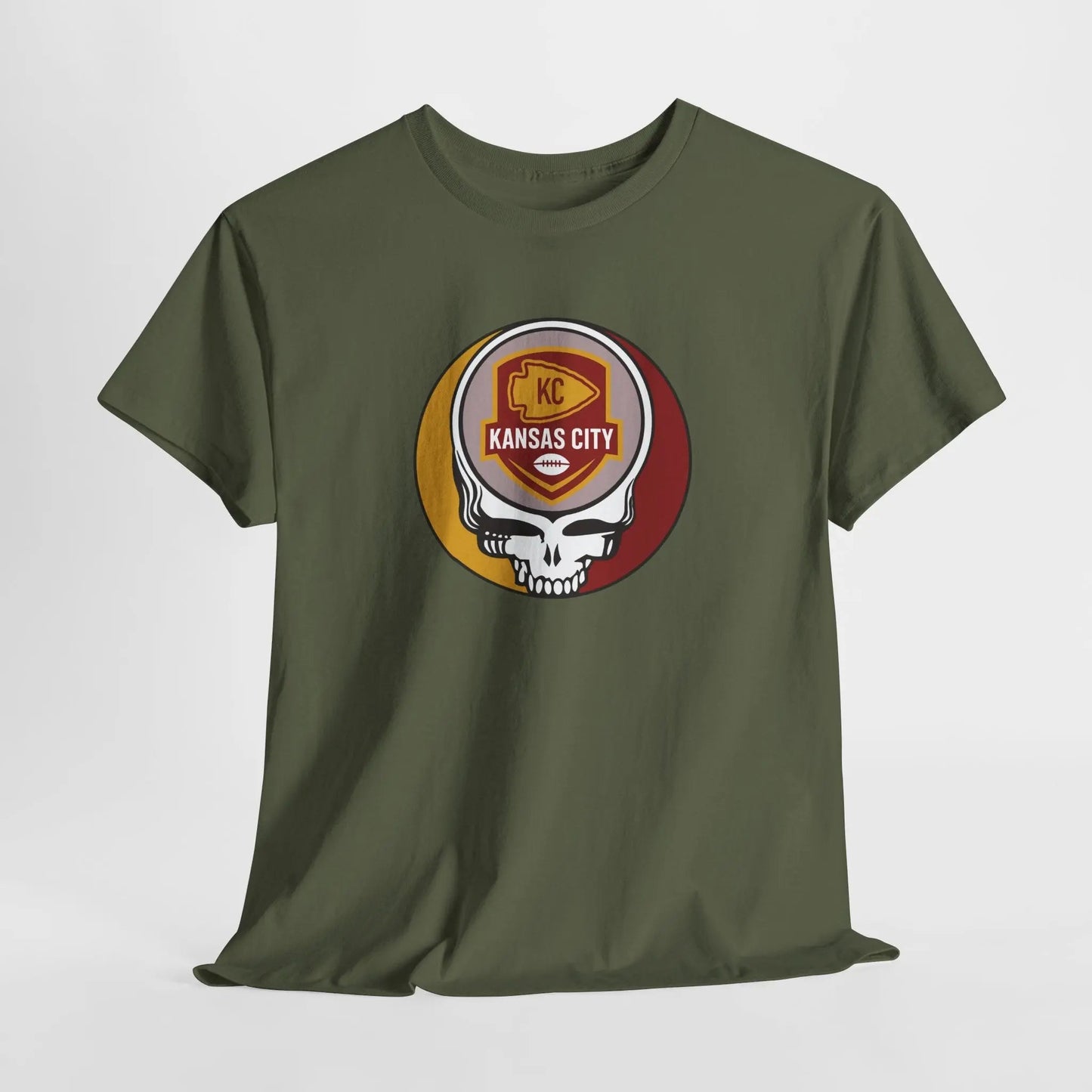 Kansas City Chiefs Stealie Unisex T-Shirt The Gridiron Collection NFL
