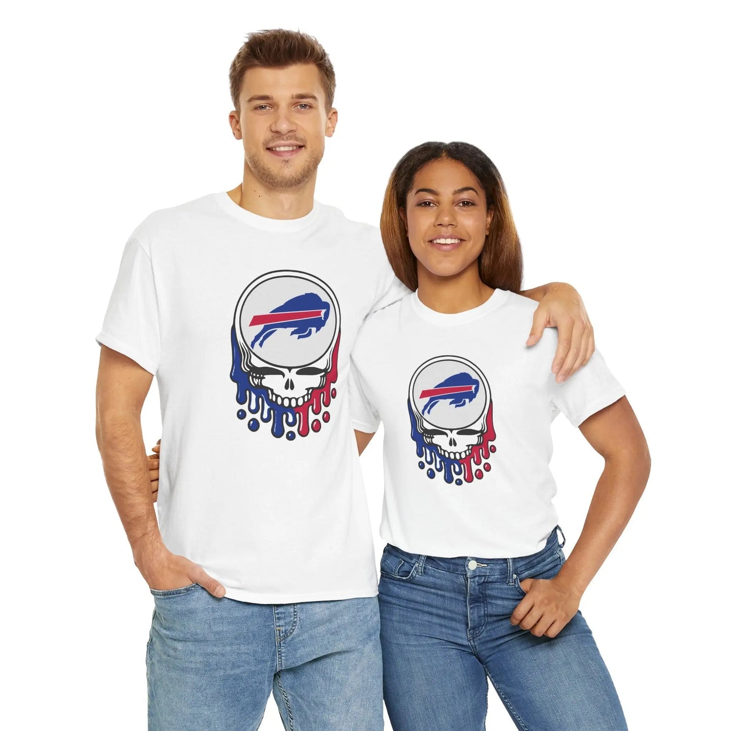 Buffalo Bills Dripping Stealie T-Shirt NFL The Gridiron Collection