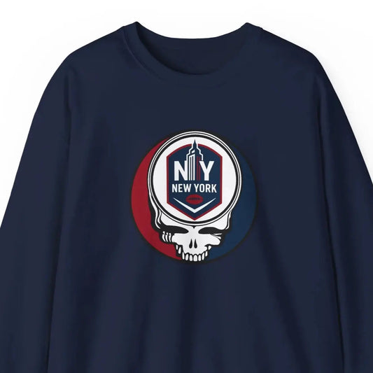New York Giants Grateful Dead Stealie Crewneck Sweatshirt Medium-Heavy Blend NFL
