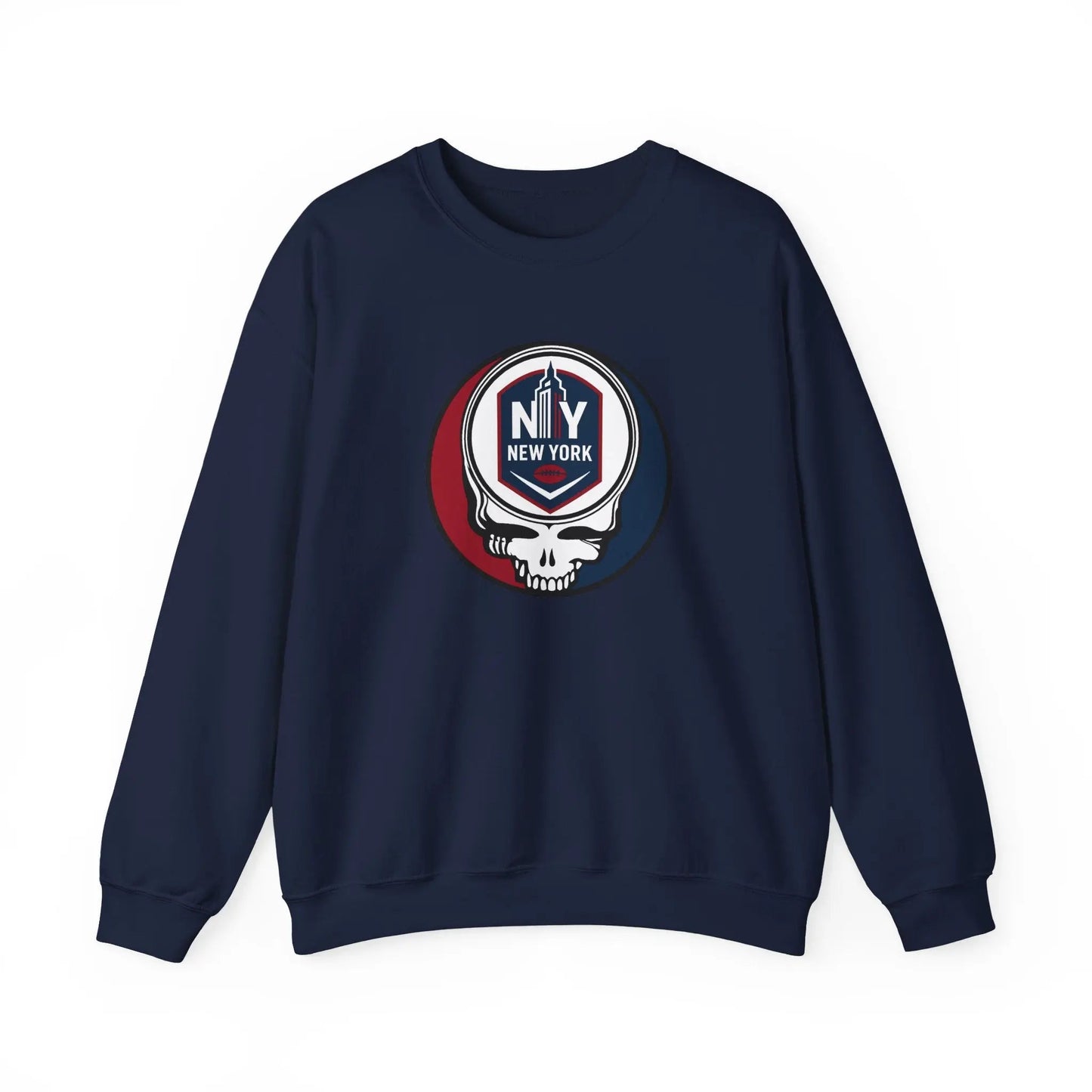 New York Giants Grateful Dead Stealie Crewneck Sweatshirt Medium-Heavy Blend NFL