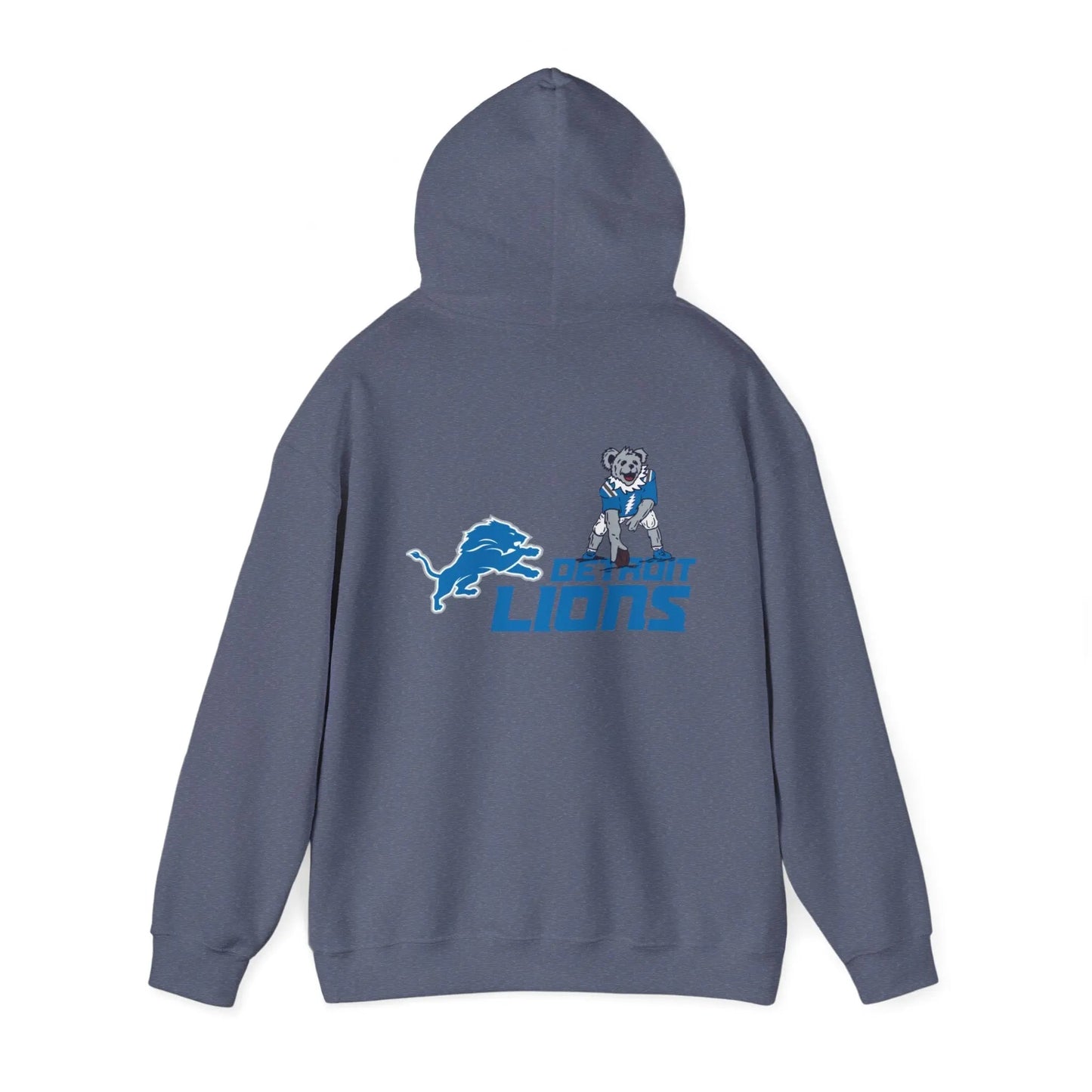 Detroit Lions Dancing Bear Two-Sided Unisex Hoodie The Gridiron Collection