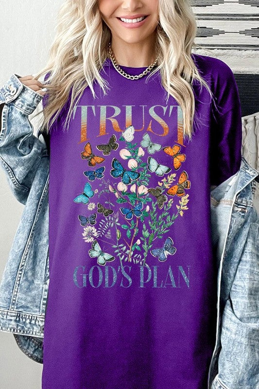 Trust God's Plan Graphic Plus Heavy Cotton Tee