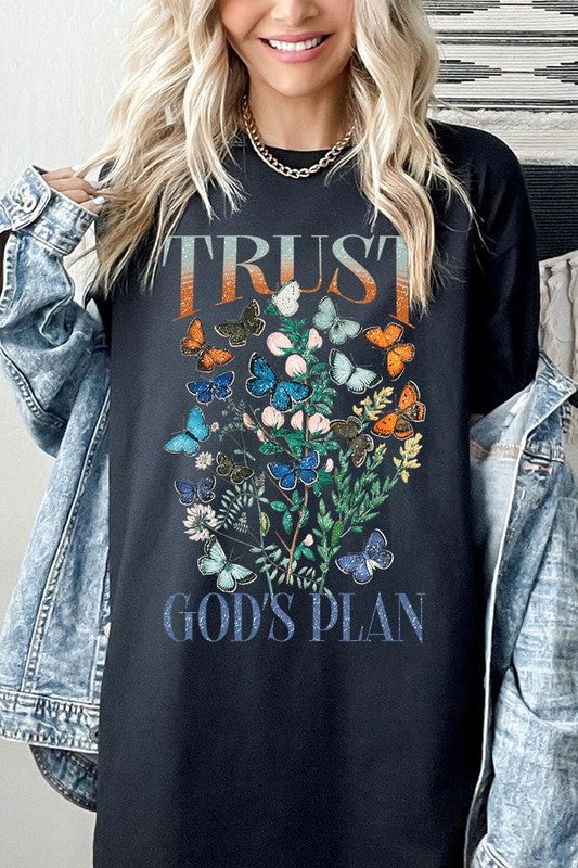 Trust God's Plan Graphic Plus Heavy Cotton Tee