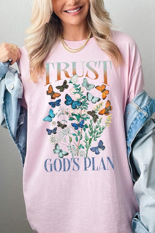 Trust God's Plan Graphic Plus Heavy Cotton Tee
